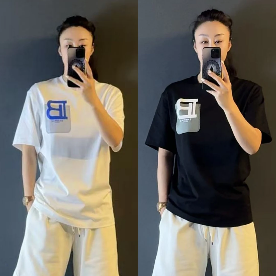 男士高端宠粉款时尚廓形T恤26014夏款男装宽松休闲T恤