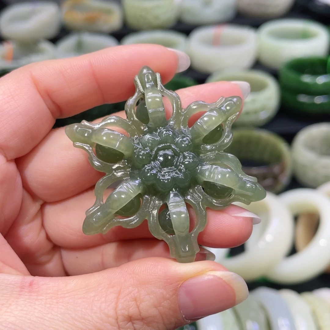 吊坠(不含链)未镶嵌和田玉