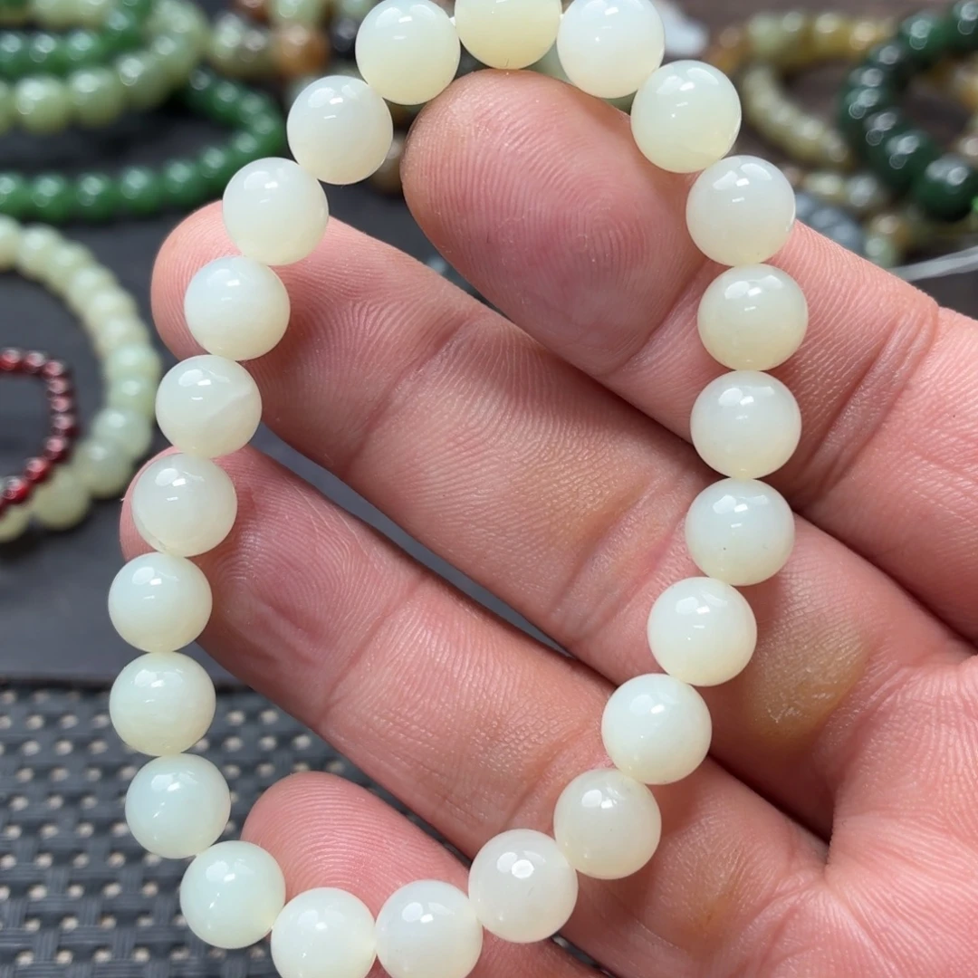 和田玉未镶嵌手链