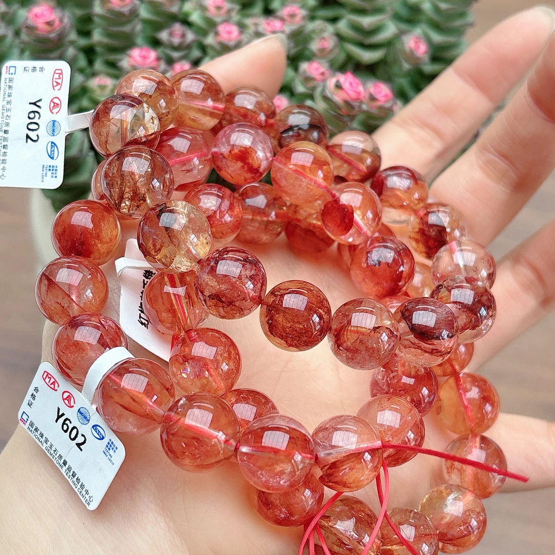 天然红椒花手链-Y602-多样性发一