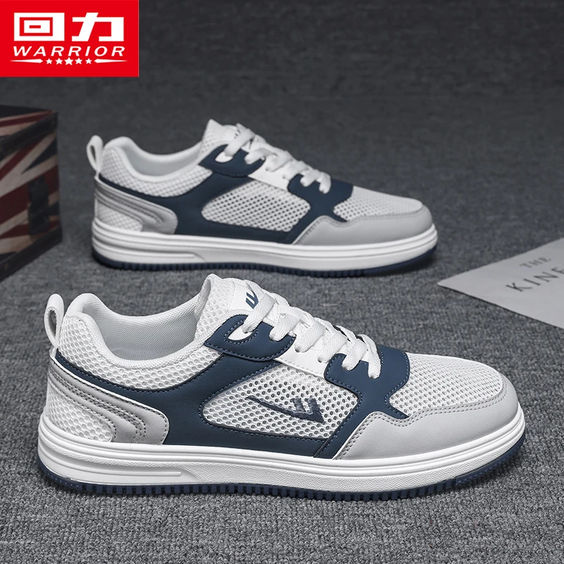 回力男鞋网面鞋2025夏季新款男士低帮百搭镂空透气休闲板鞋子男款