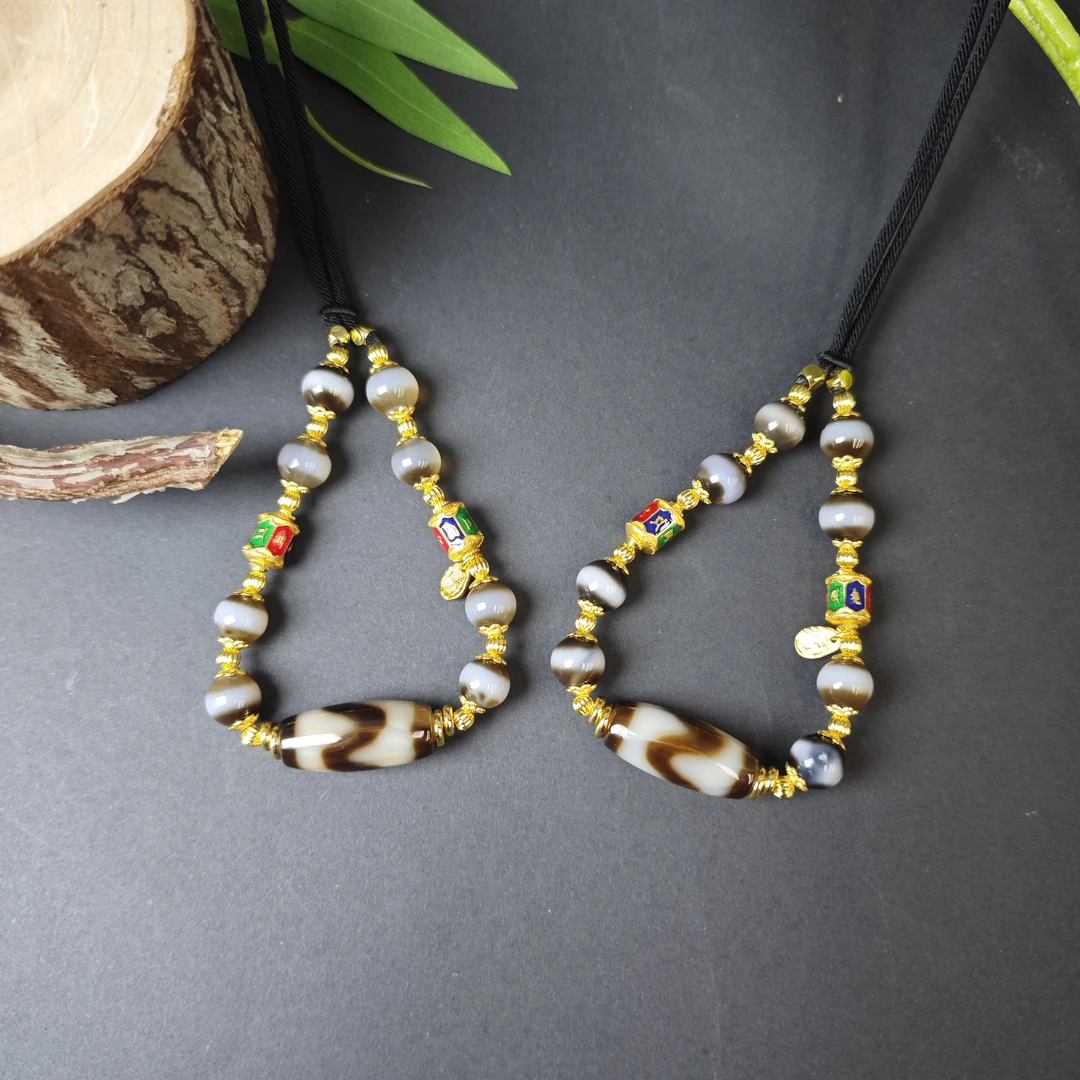 牙黄虎牙T珠DIY一线药师吊坠-多样性发其一-y2294-合金-赠s1126