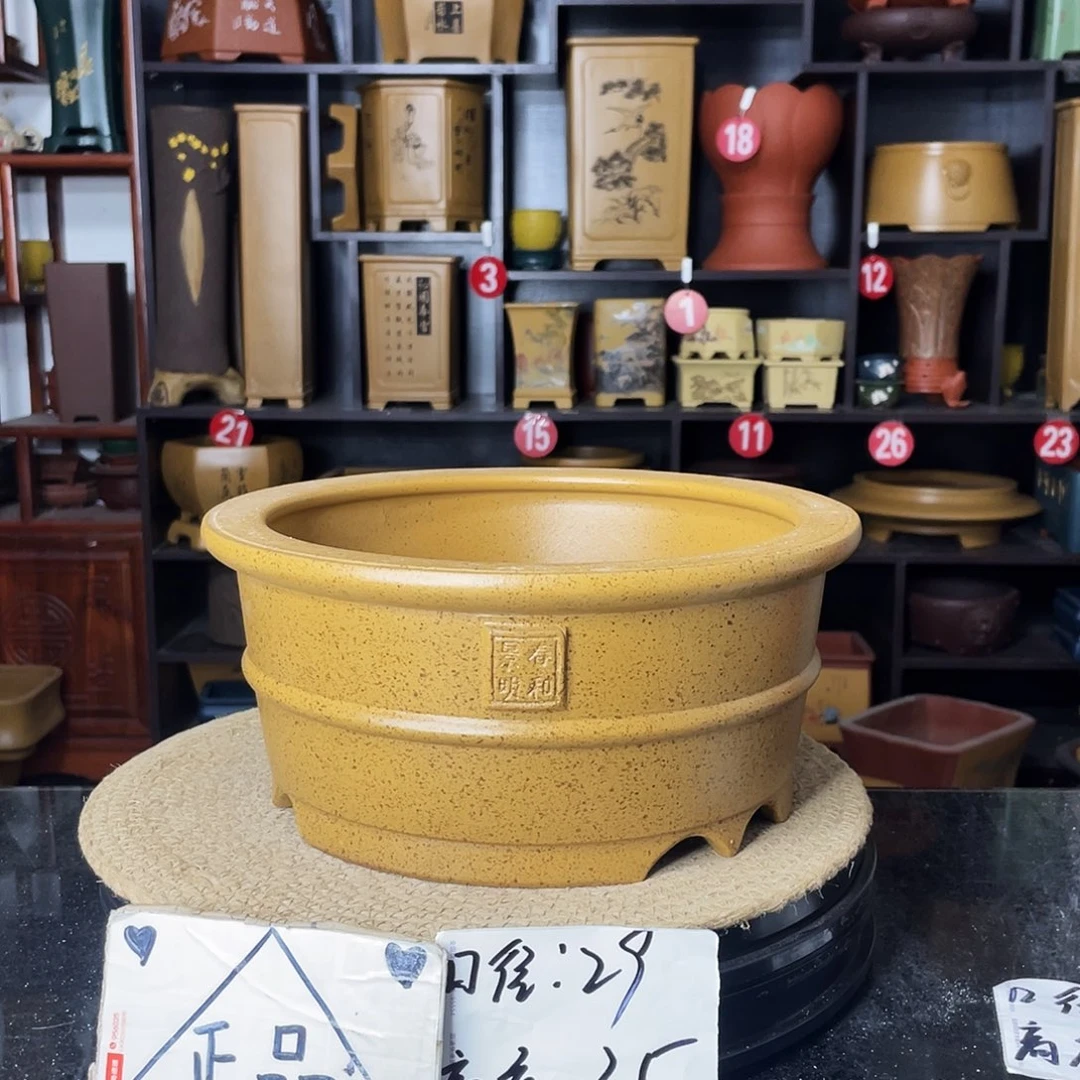 紫砂花盆紫砂工艺