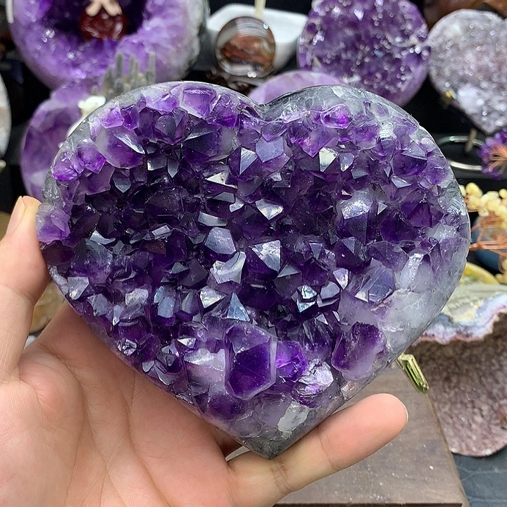 大型摆件（非配饰）紫晶未镶嵌