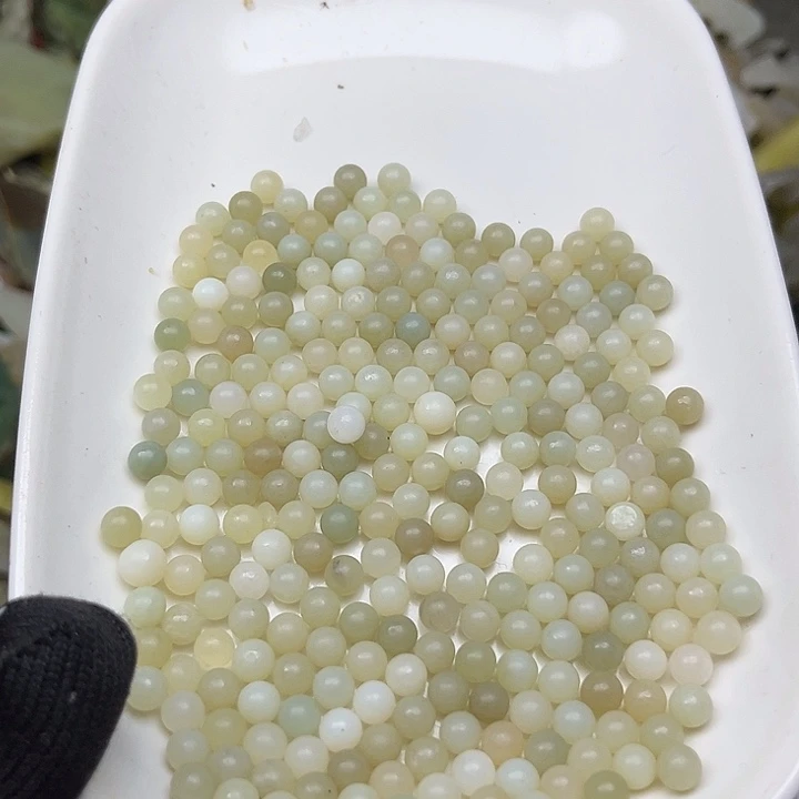 未镶嵌和田玉珠宝奇石珠子没孔