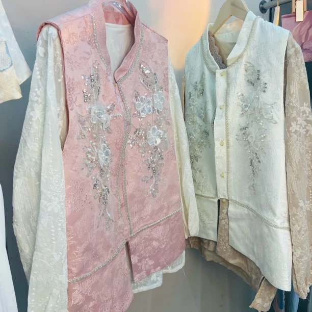 绽放—重工亮钻2025新款马甲国风新中式百搭