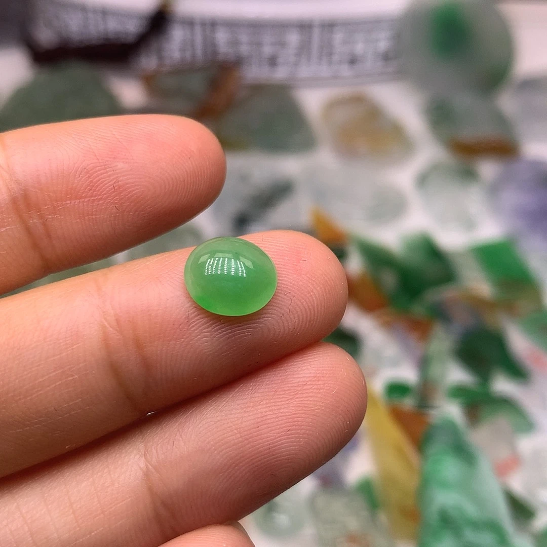 定制翡翠未镶嵌天然翡翠定制