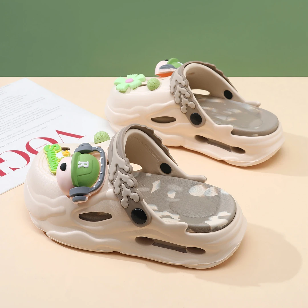 洞洞鞋女夏外穿网红时尚ins潮厚底防滑踩屎感包头拖沙滩情侣凉拖