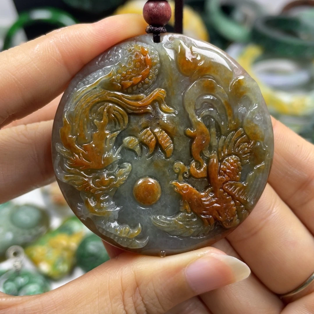 颈饰未镶嵌翡翠牌子