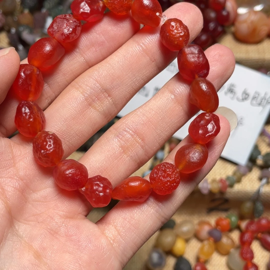 i***l玛瑙/玉髓手链合金