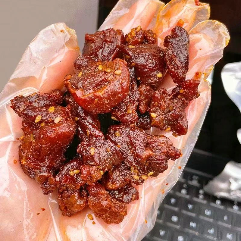 清真牛肉筋开袋即食筋头巴脑风干牛肉筋烧烤熟食零食牛筋肉