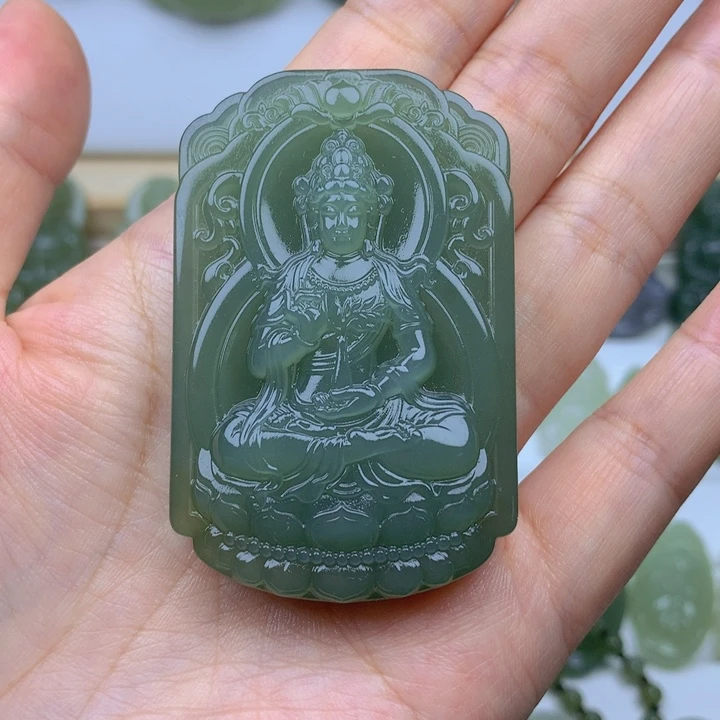 和田玉未镶嵌颈饰春*