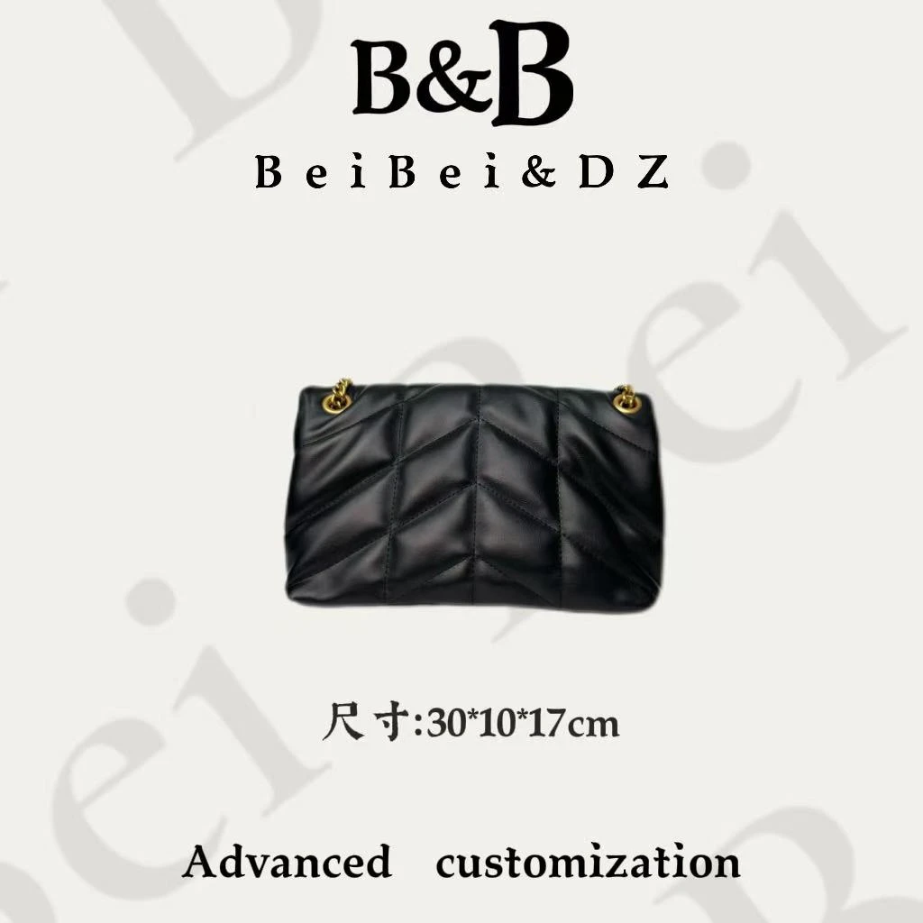 【BB&DZ】WJD28000-黑色小众手拎斜挂百搭时尚潮流气质女士包包