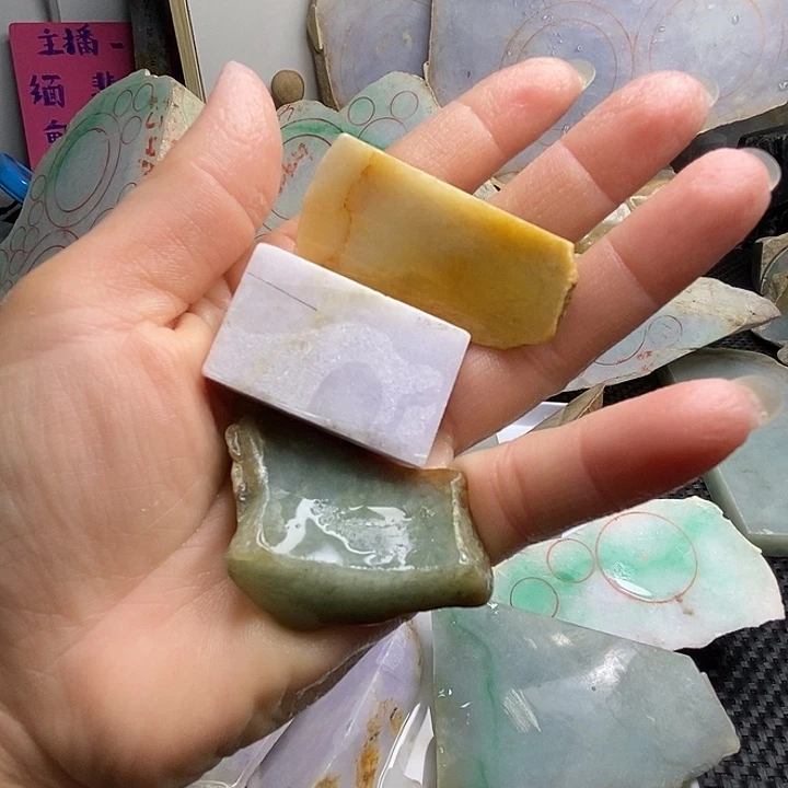 翡翠散珠缅甸翡翠34