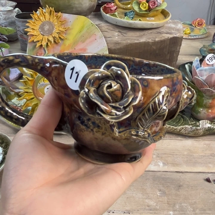 盘懿树日式手捏餐具茶具