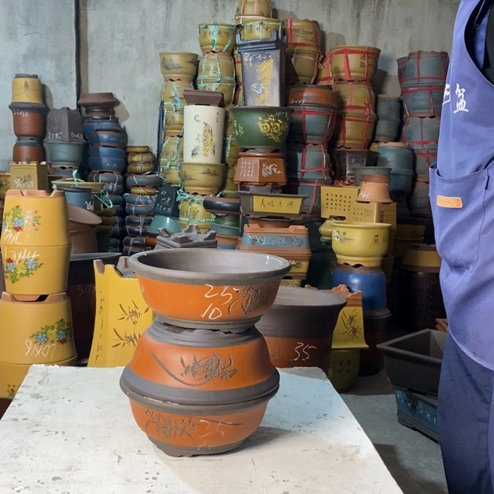 紫砂花盆紫砂花盆盆栽花卉苗木种植