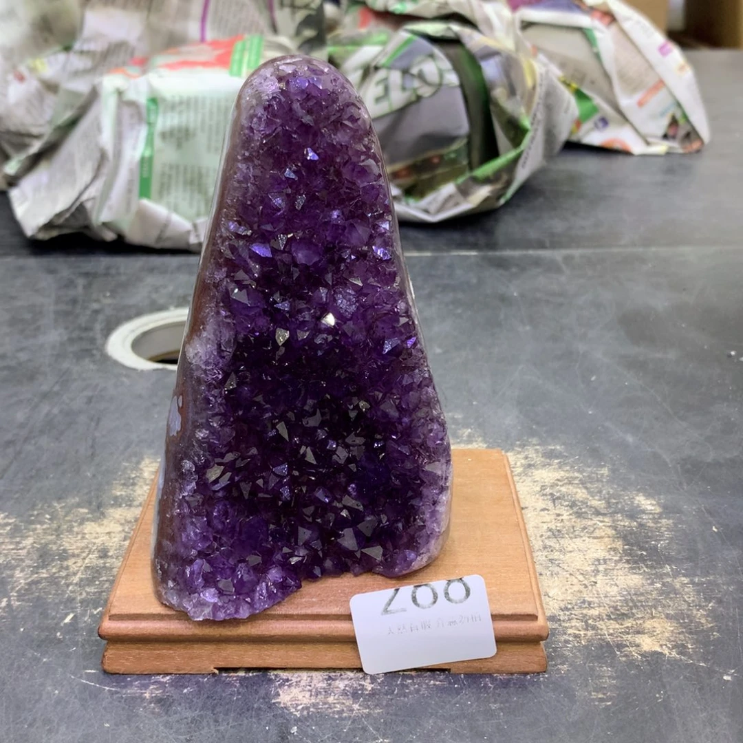 水晶摆件未镶嵌紫晶269