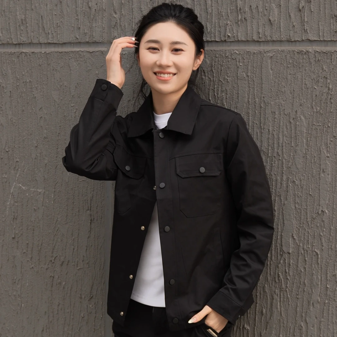 【春装新款】2025春秋季男士翻领工装夹克外套休闲上衣百搭潮款户外