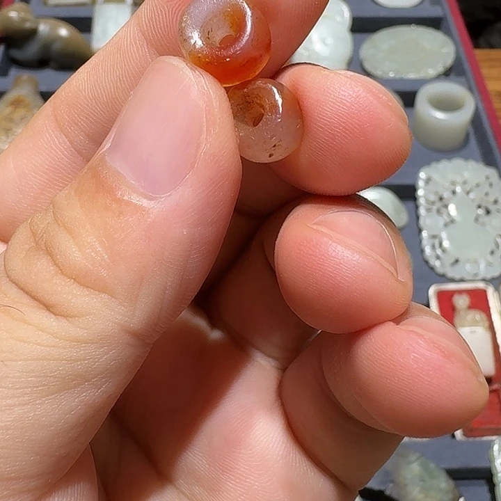 玛瑙/玉髓笔搁未镶嵌