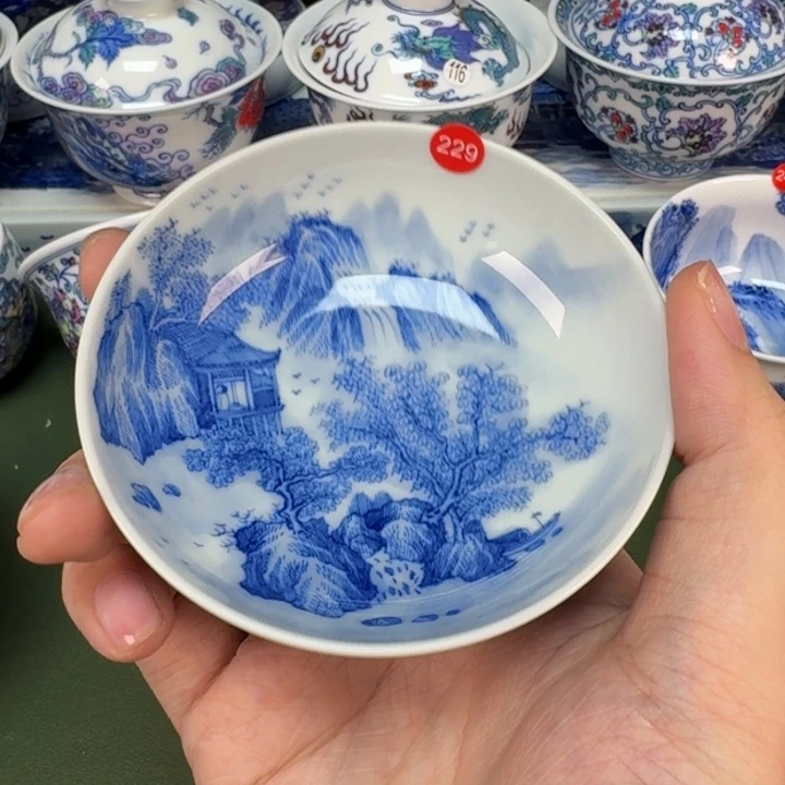 大帅景德镇手工手绘茶具229