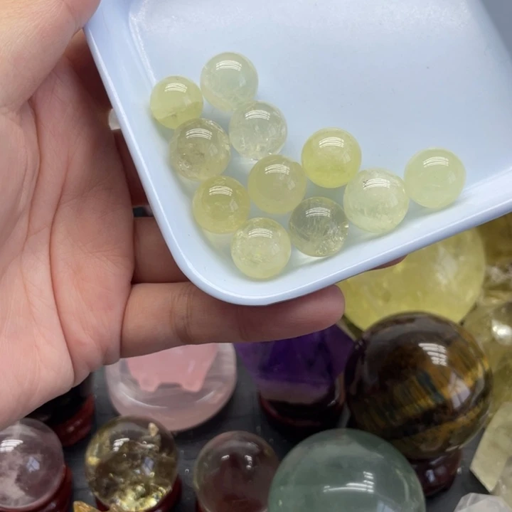 未镶嵌水晶珠宝半成品12号15mm