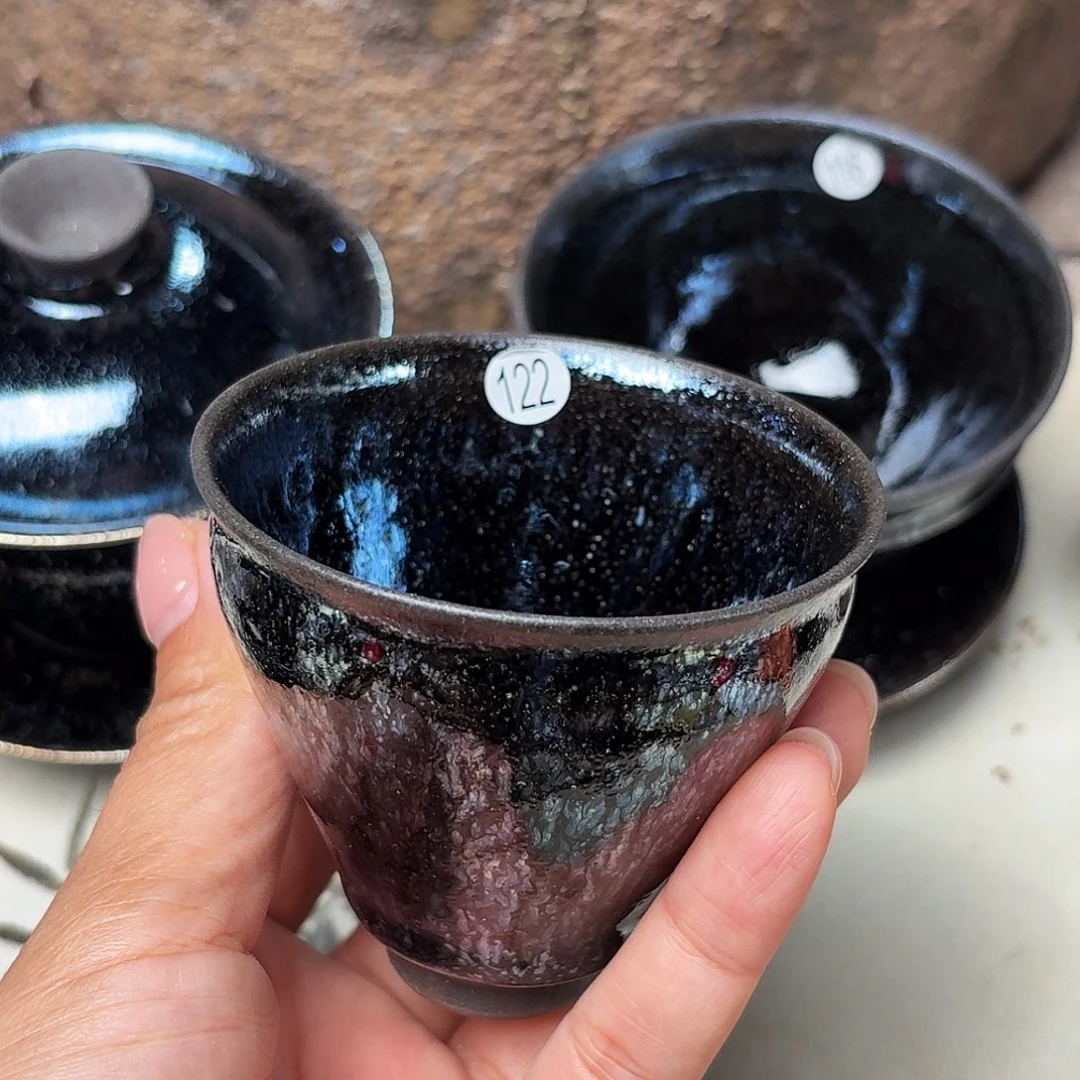 茶盏义兴龙窑建盏122微瑕