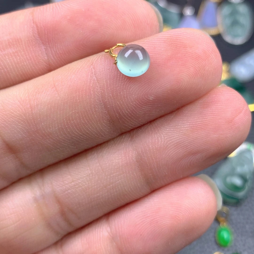 【闪购商品】翡翠18K金镶嵌颈饰翡翠