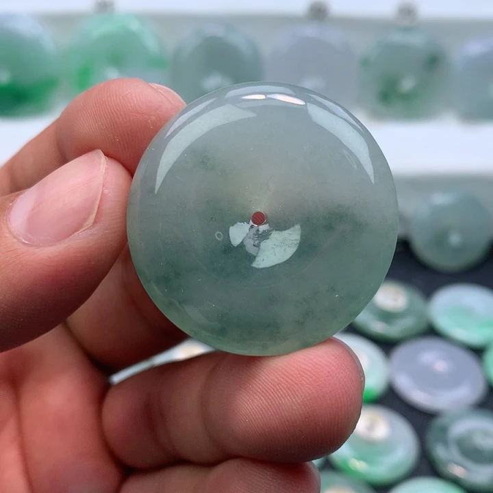 颈饰未镶嵌翡翠缅甸天然A货翡翠34.9-6.7