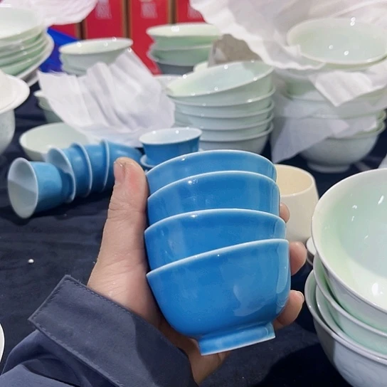 景德镇瓷器精品杯4个