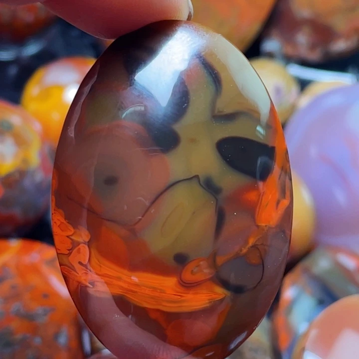 玛瑙/玉髓战国红玛瑙挂件未镶嵌