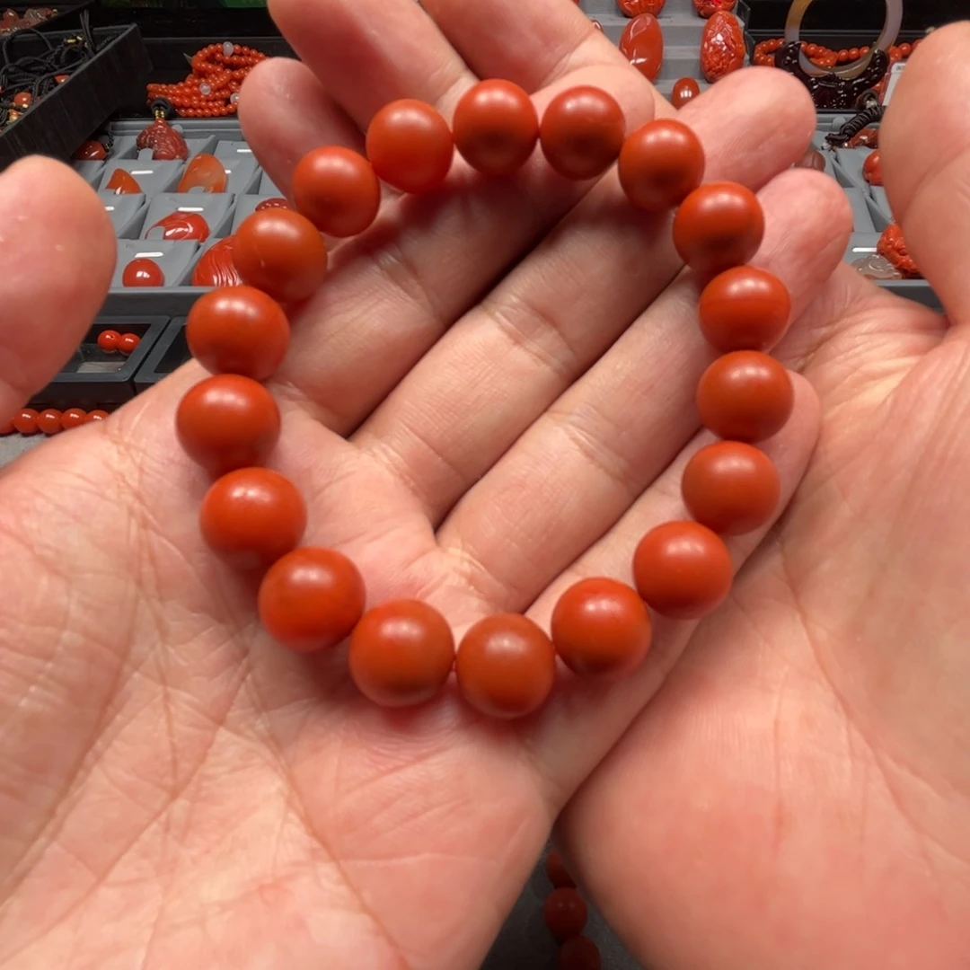 J***e南红玛瑙未镶嵌颈饰