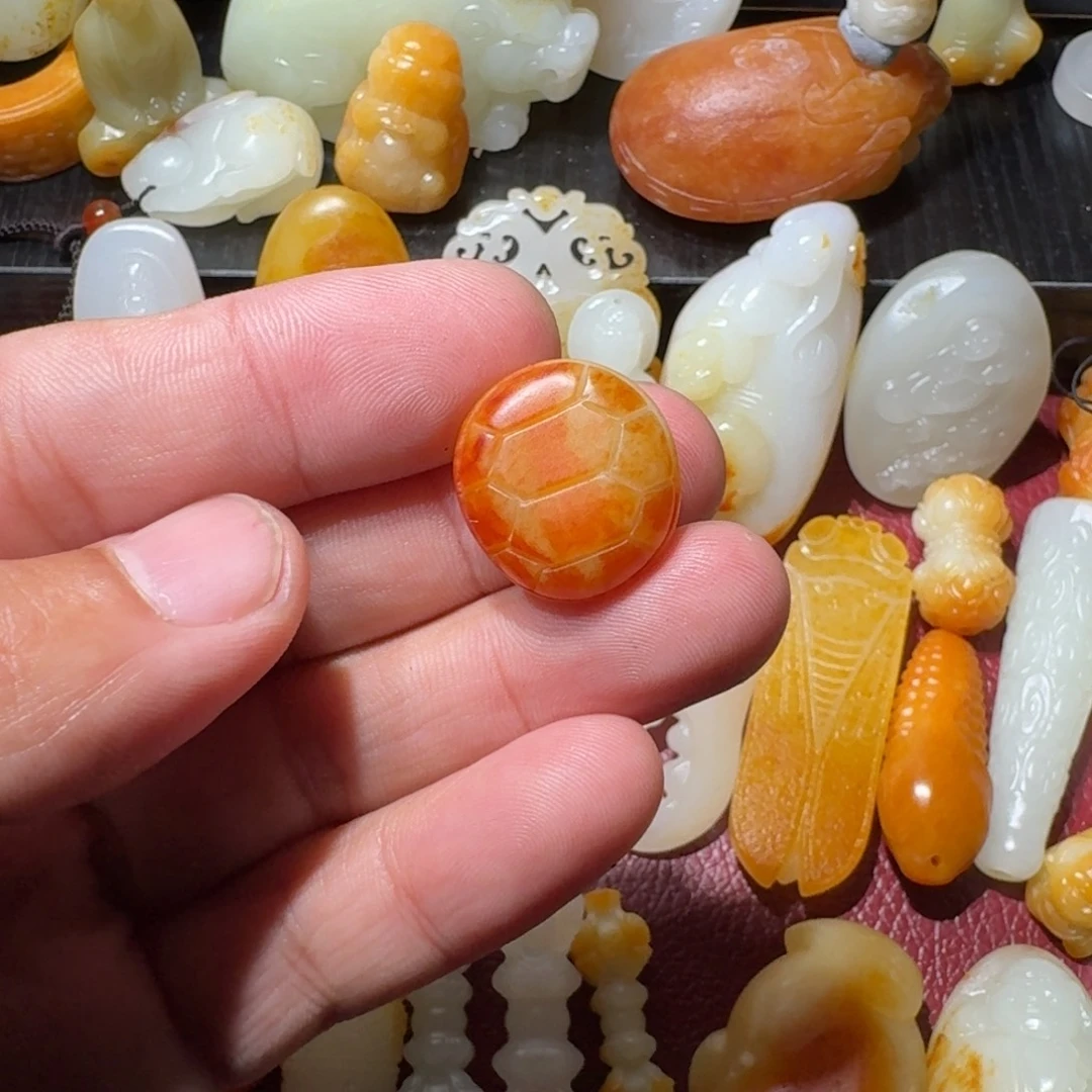 老***部和田玉未镶嵌挂件