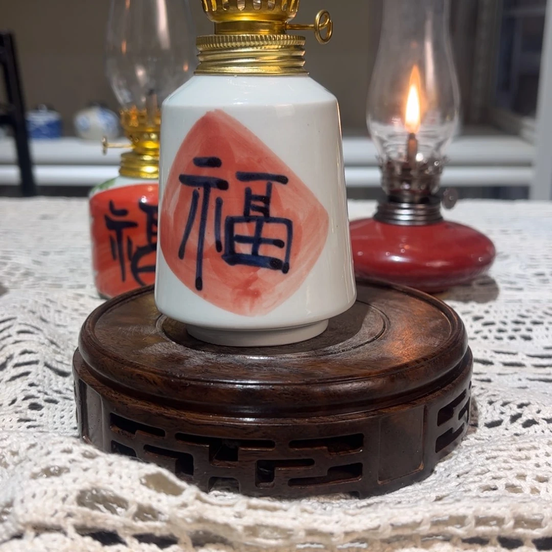 摆件景德镇陶瓷香薰灯