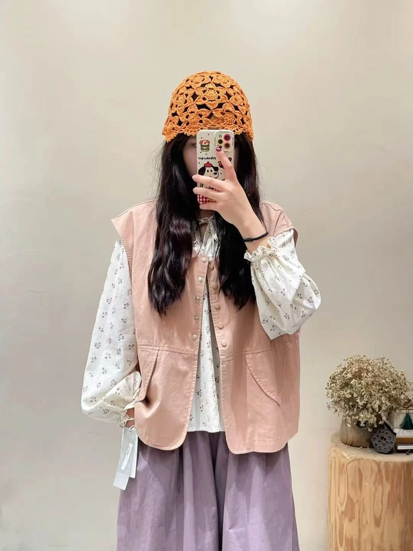 百搭时尚碎花衬衫春款复古宽松休闲