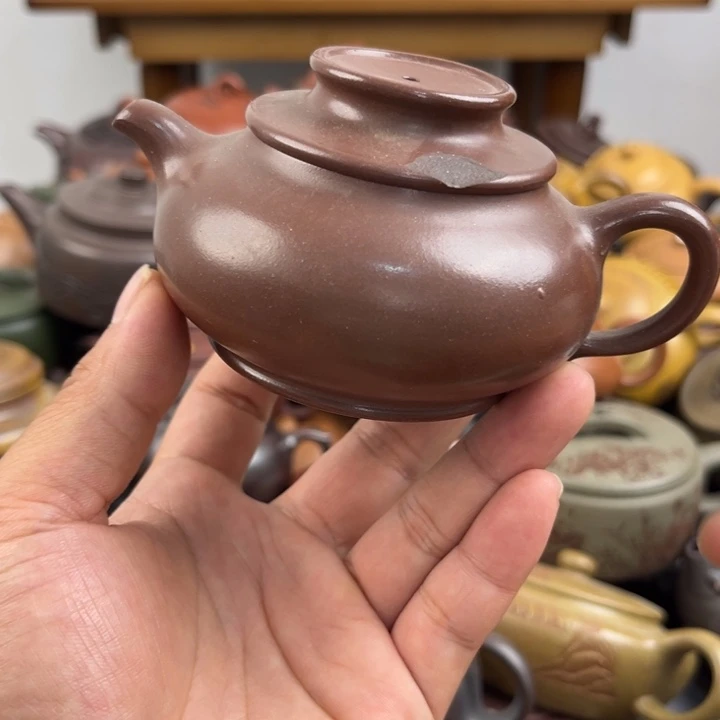 紫砂茶壶盖子磕碰
