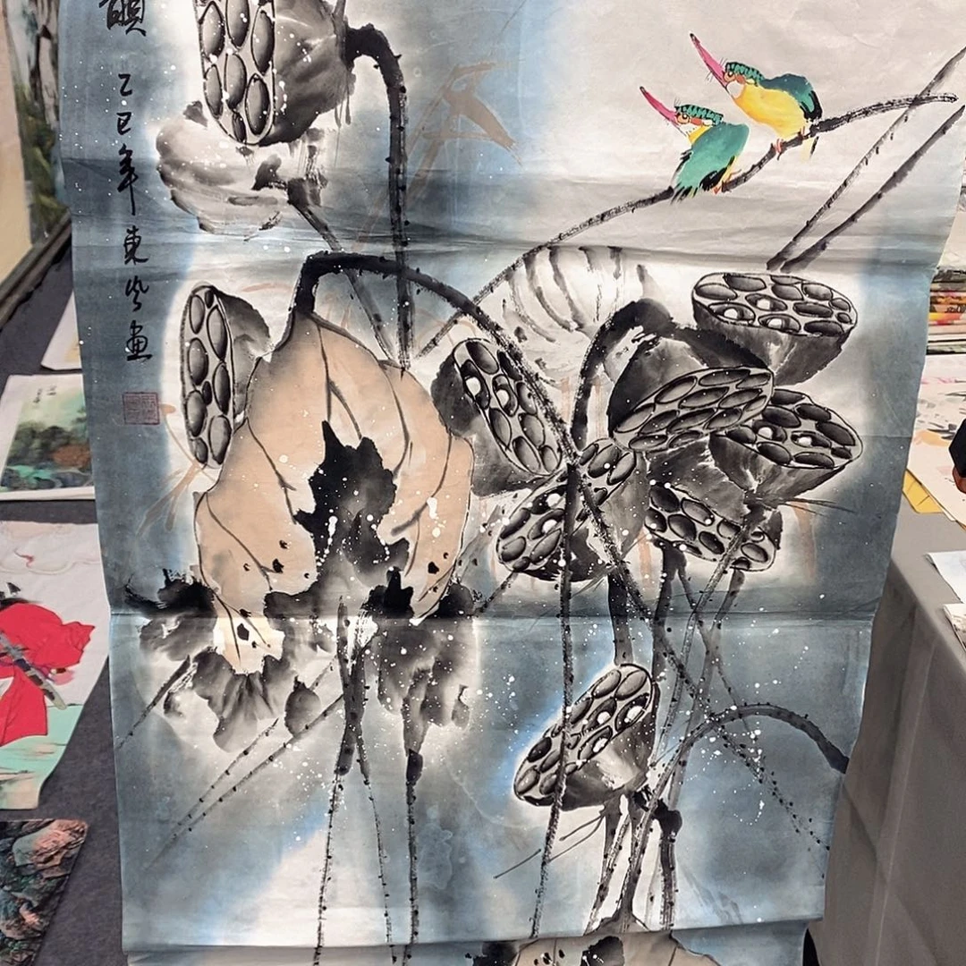 国画国画手绘作品