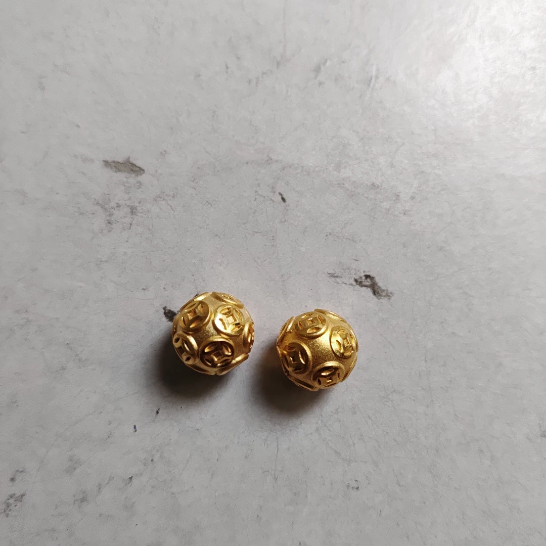 金元宝足金999貔貅珠子首饰