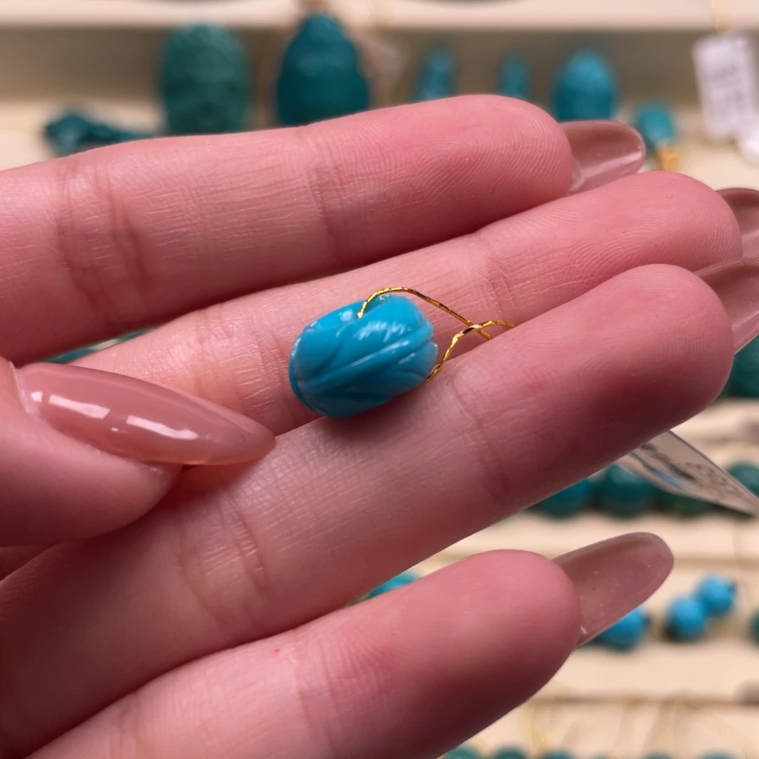 绿松石珠宝奇石未镶嵌