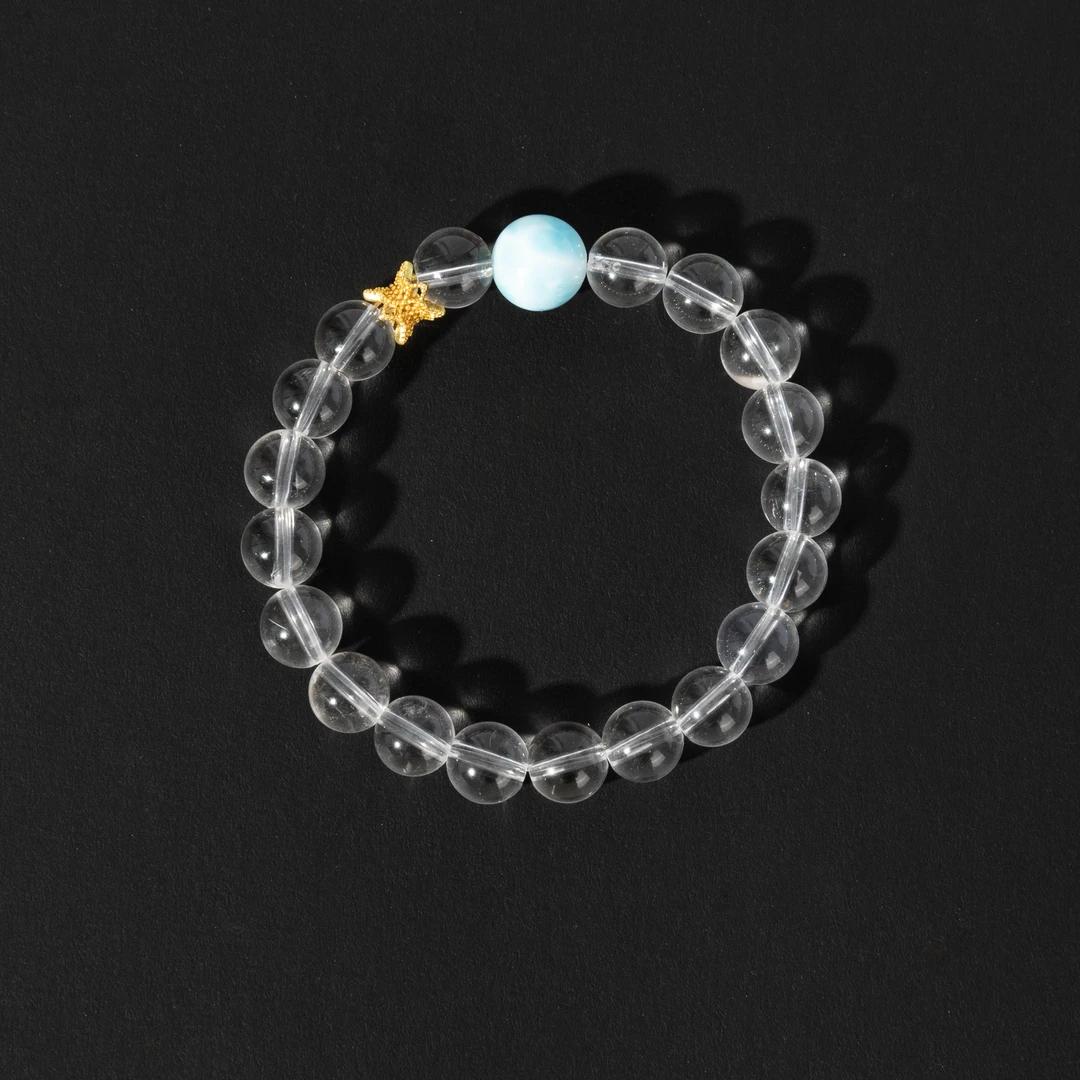 静心天然白水晶手链