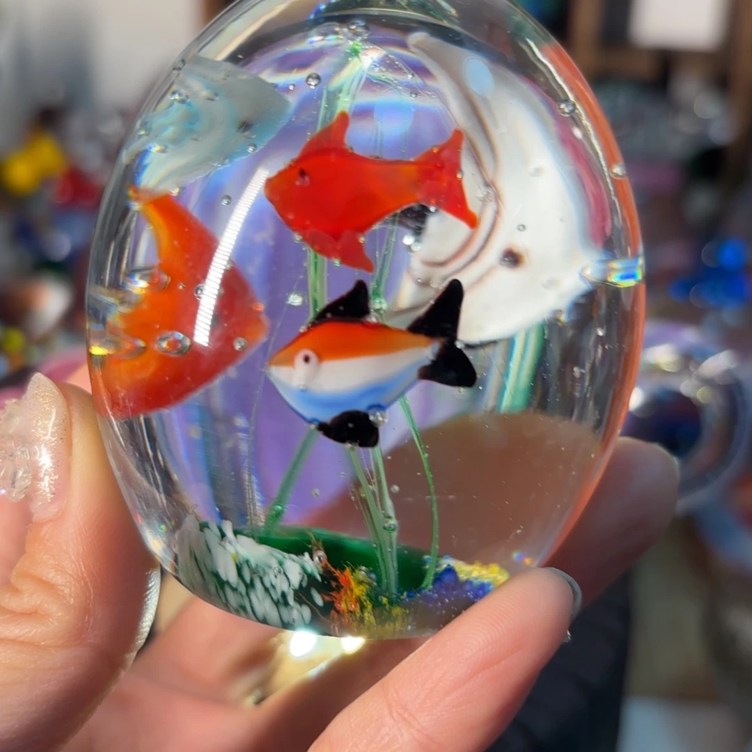 琉璃手工艺品瑕疵