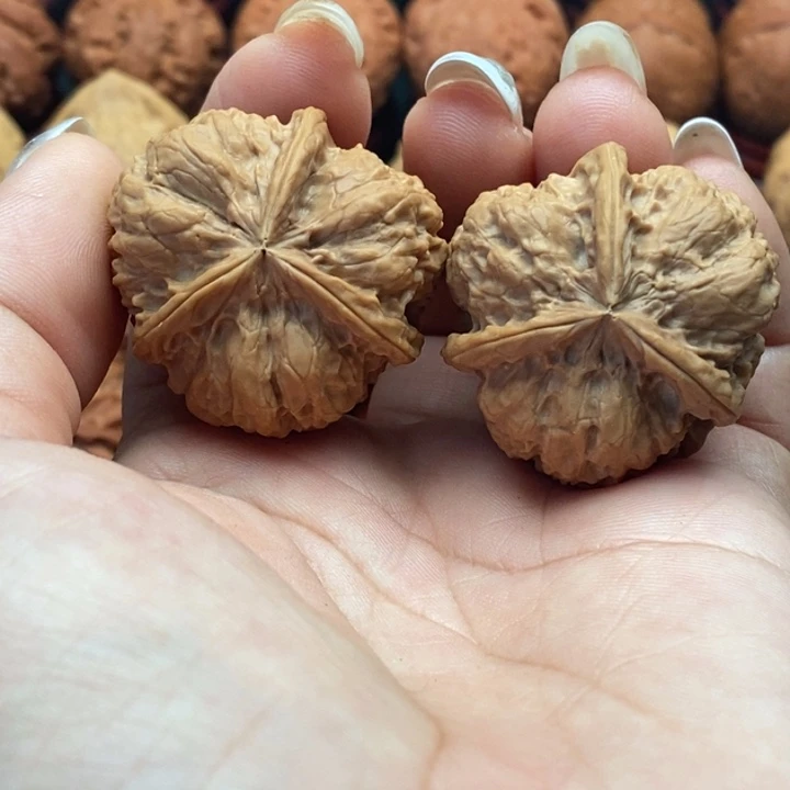 核桃精品文玩核桃手捻三棱