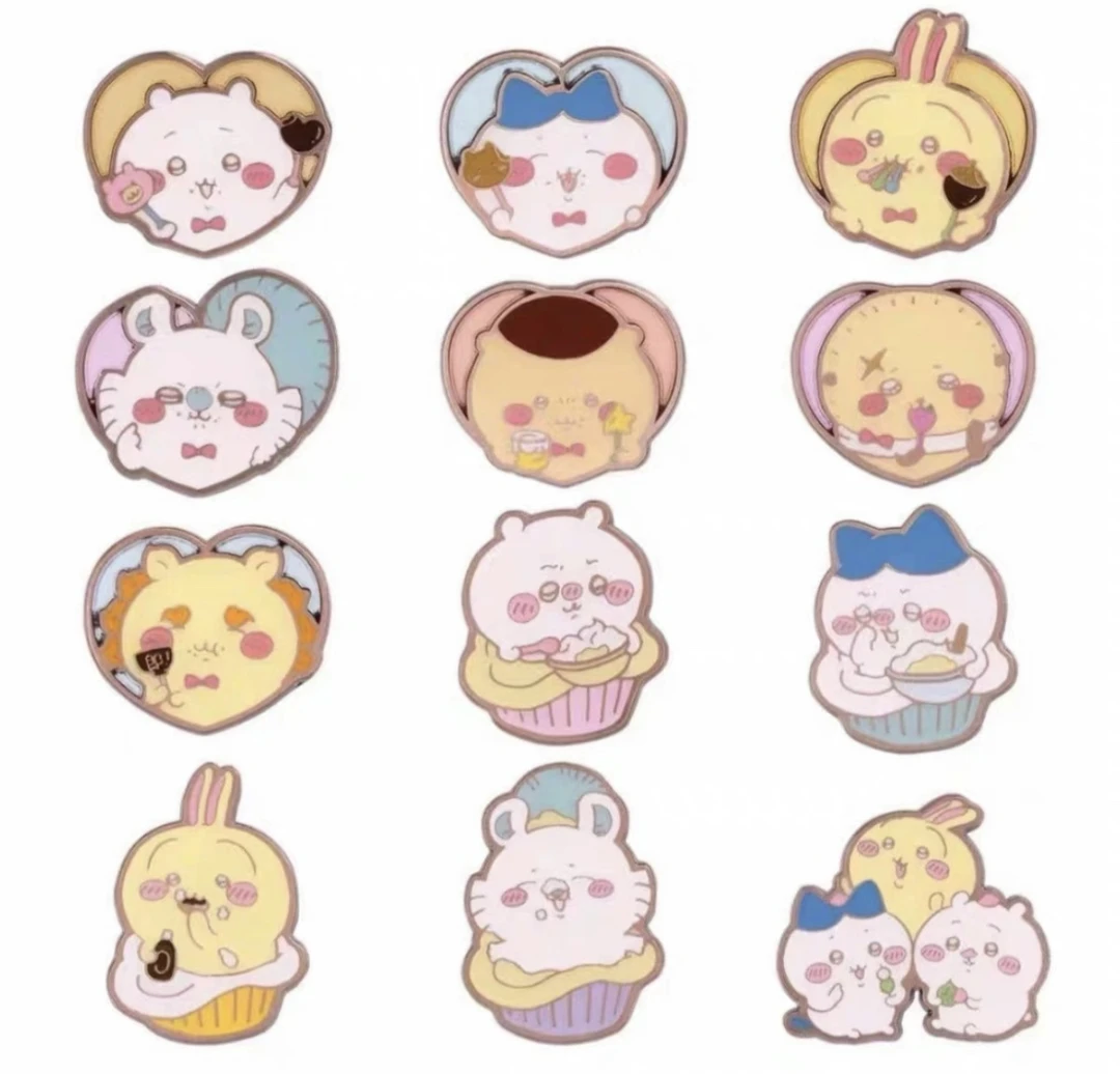 国现 正版chiikawa胸针徽章盲盒 日谷默认代拆