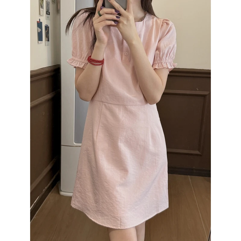 【Niche Young】气质法式夏季小众甜美设计感连衣裙CX20595