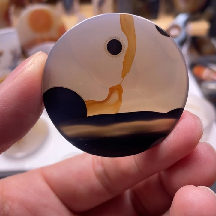 玛瑙/玉髓未镶嵌吊坠(不含链)