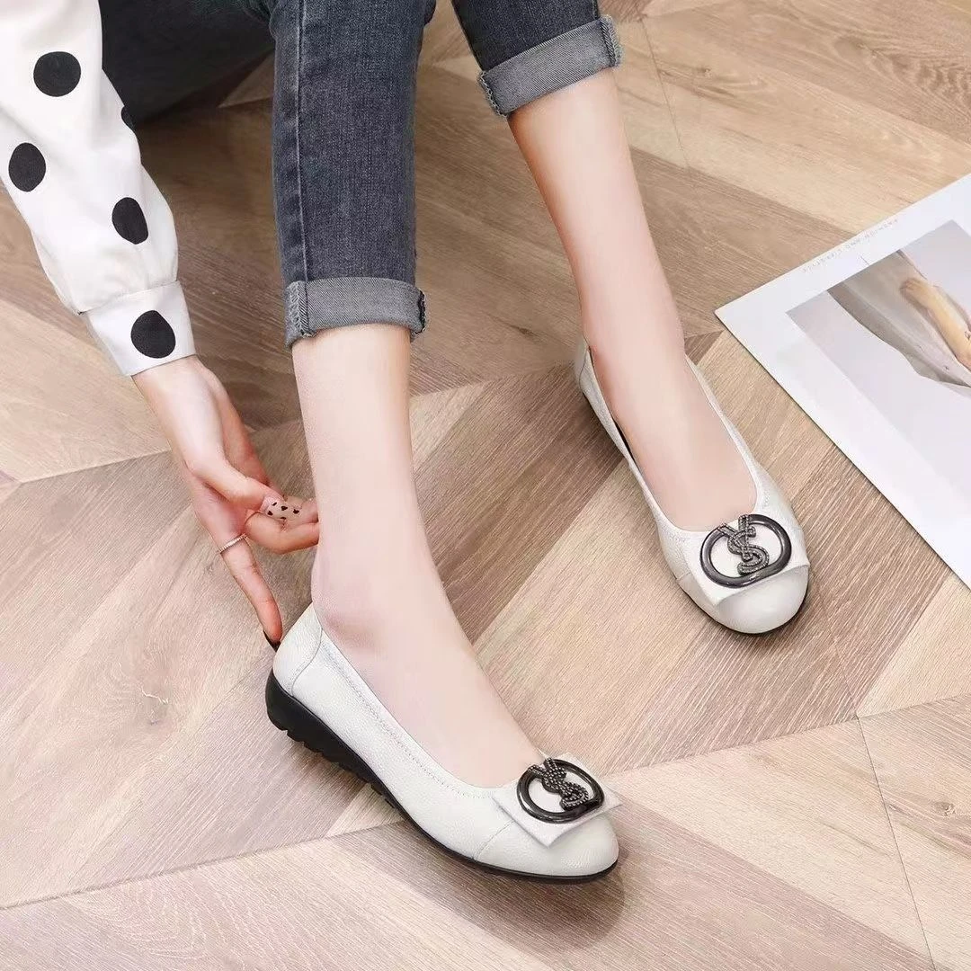 430-0米色单鞋断码清仓