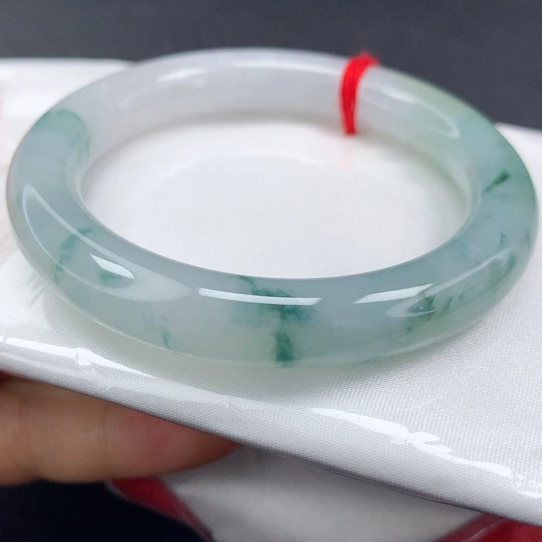 未镶嵌手镯翡翠，51号圆条