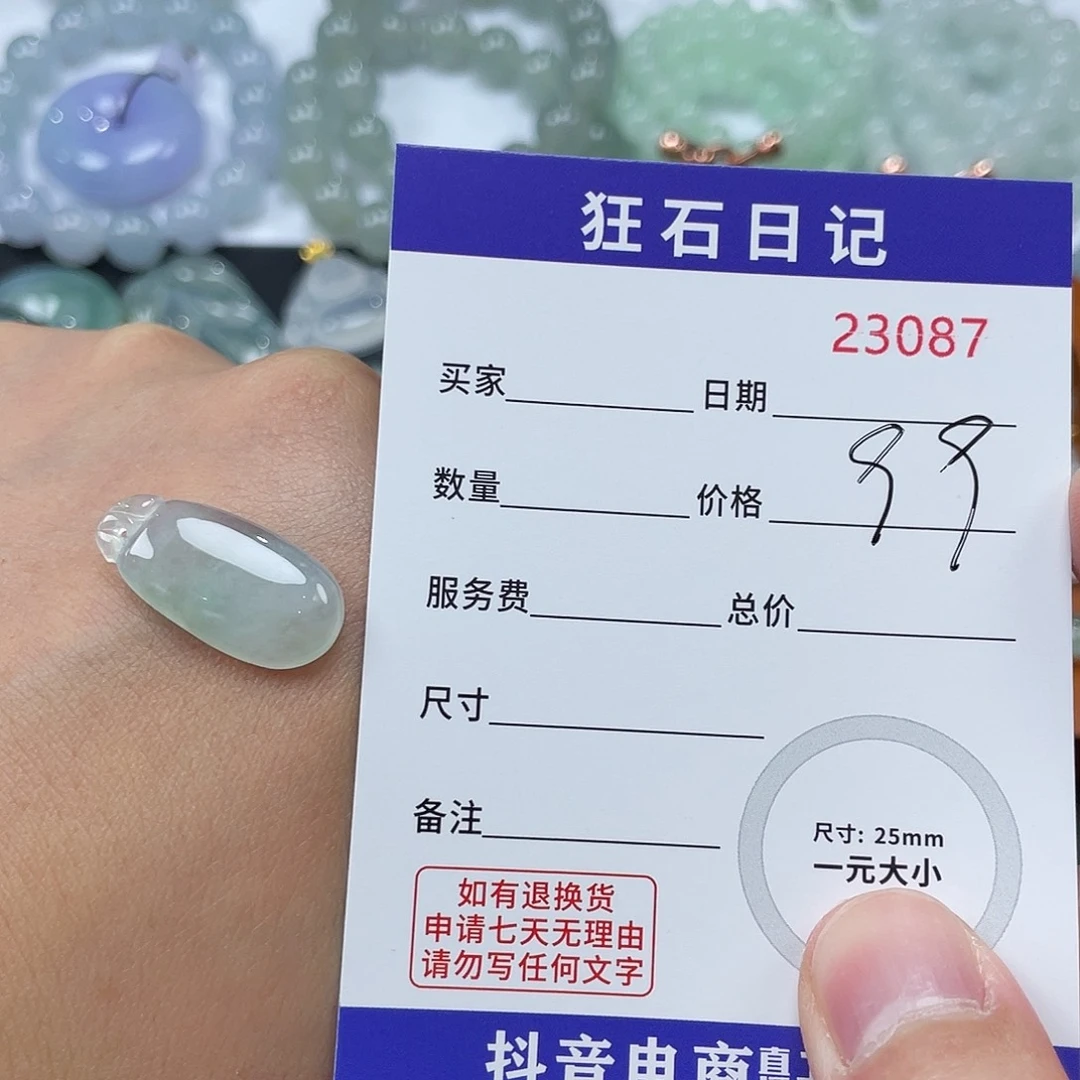 翡翠银S925镶嵌颈饰
