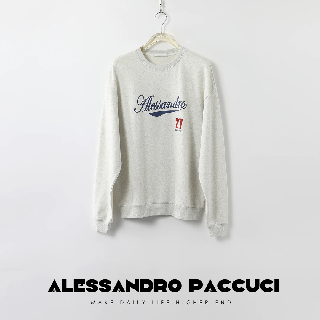 AP洛哥41135TW【单独卫衣】复古字母印花美式休闲卫衣女装