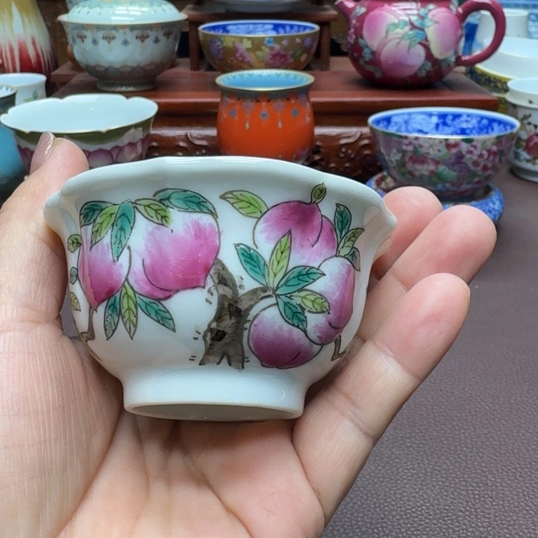 瓷片景德镇仿古手工制作精品展示