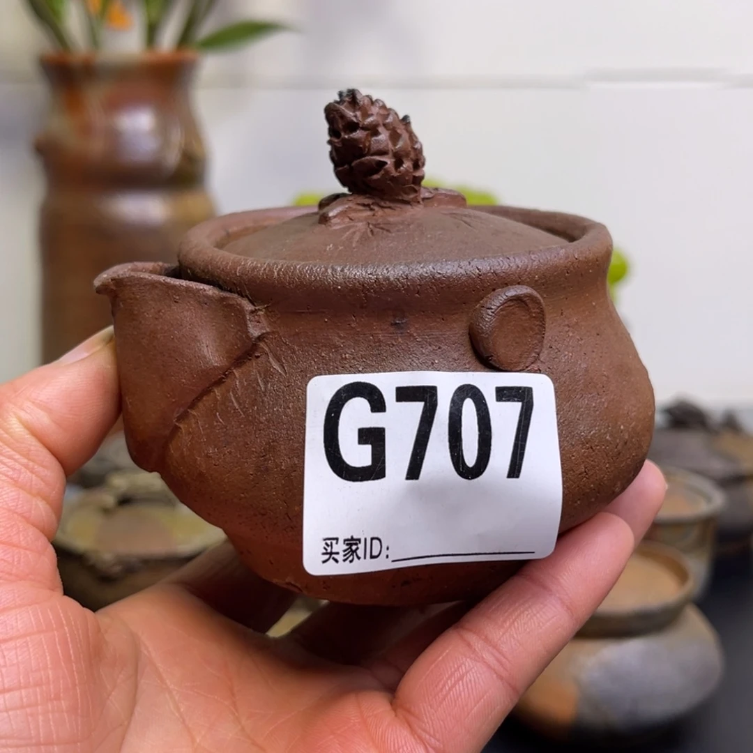 备前烧作品（宝瓶水台有磕，摘有磕
